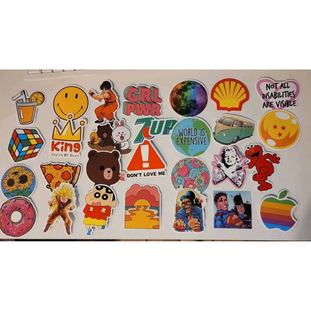 155 Retro Stickers